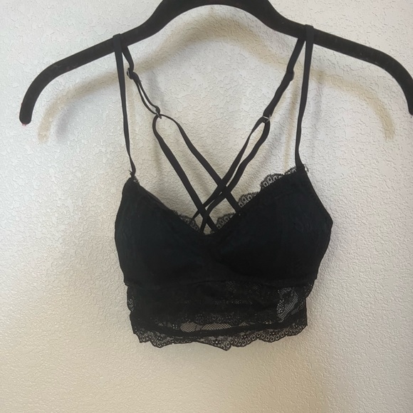 Abercrombie & Fitch Black Lace Bralette - Picture 2 of 4